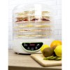 GRADE A1 - electriQ Digital Food Dehydrator &amp; Dryer - with 6 Collapsible Shelves and 48 Hour Timer