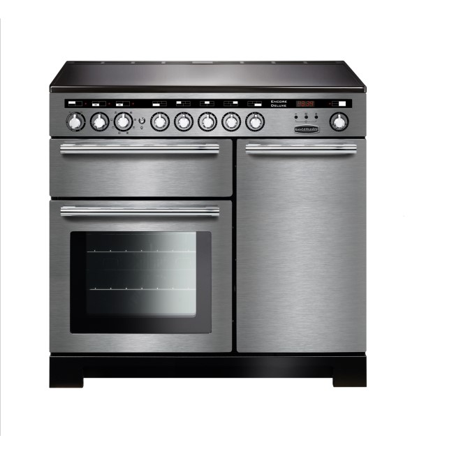 Rangemaster EDL100EISSC Encore Deluxe 100cm Electric Range Cooker With Induction Hob Ss