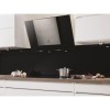 Electrolux EFF80550DK Angled 80cm Cooker Hood With Black Glass Canopy