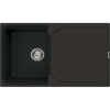 Reginox EGO400 Reversible 1 Bowl Black Regi-Granite Composite Sink &amp; Thames Chrome Tap Pack