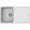 Reginox EGO400 Reversible 1 Bowl White Regi-Granite Composite Sink &amp; Thames Chrome Tap Pack