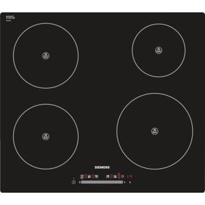 Siemens EH601FE17E 57cm Wide Touch Control Four Zone Induction Hob - Black