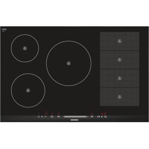 Siemens EH875MP17E 81cm TouchSlider Five Zone Induction Hob With FlexInduction - Black
