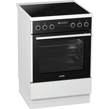 Gorenje EI647A21W2 496936 60cm Wide Electric Cooker With Multifunction Oven And Induction Hob White