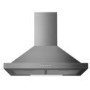 electriQ 60cm Traditional Chimney Cooker Hood in Stainless Steel