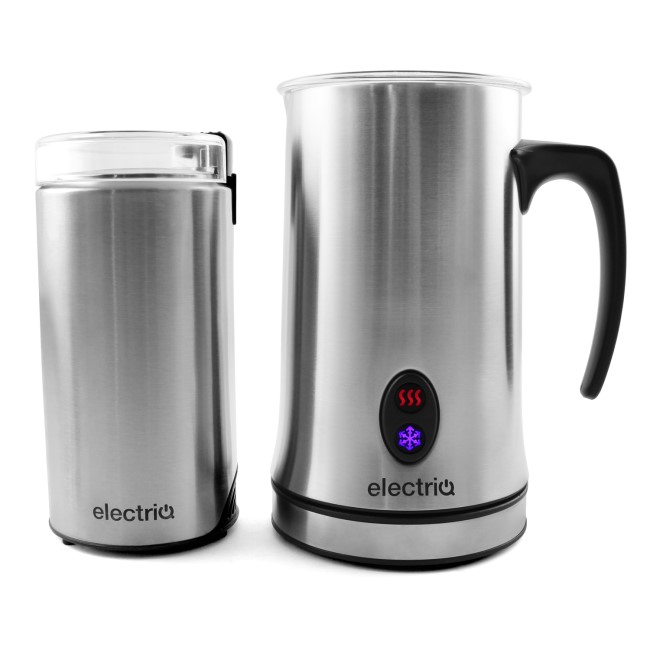 GRADE A1 - electrIQ Coffee Grinder and Milk Frother