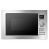 GRADE A2 - ElectriQ 25L Frameless Built-in digital combi Microwave in Stainless Steel 
