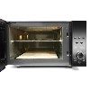 GRADE A3 - ElectriQ 20L Freestanding Digital 800w Flatbed Microwave Oven Black