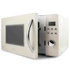 electriQ 20L 800W Retro Design Freestanding Digital Microwave in Cream