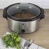 electriQ 3.5L Stainless Steel Slow Cooker - For 1 to 3 people