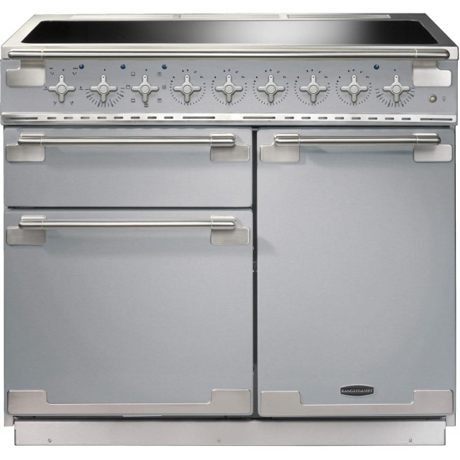 Rangemaster ELS100EISS Elise 100 Electric Range Cooker with Induction Hob - Stainless Steel