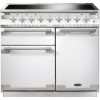 Rangemaster ELS100EIWH 100210 Elise 100 Electric Range Cooker With Induction Hob In White