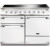 Rangemaster ELS110EIWH 100370 Elise 110 Electric Range Cooker With Induction Hob In White