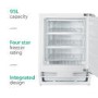electriQ 95 Litre Integrated Under Counter Freezer