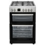 electriQ 60cm Dual Fuel Cooker - Stainless Steel