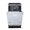 GRADE A1 - electriQ 10 Place Slimline Fully Integrated Dishwasher 