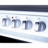 electriQ 60cm Double Oven Electric Cooker - White