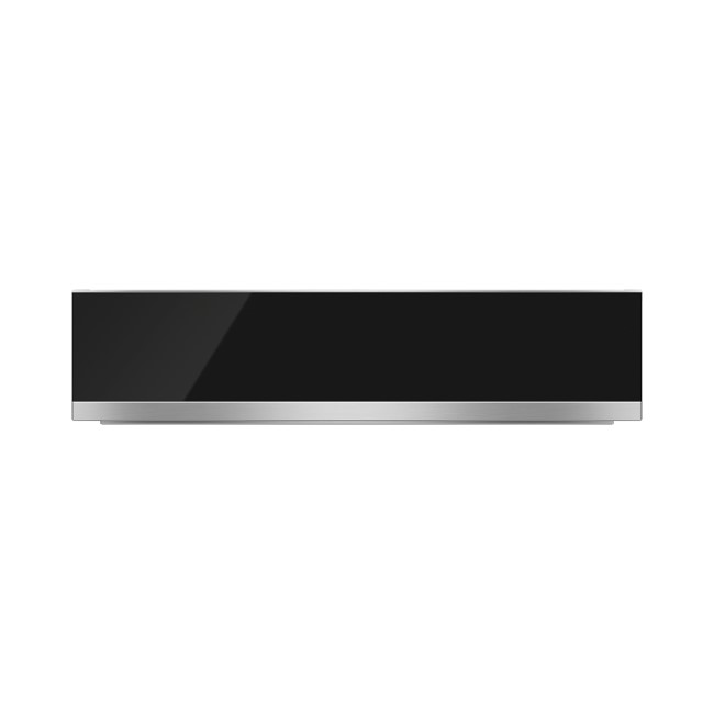Miele EVS6214 14cm High Vacuum Drawer For Sous Vide Cooking - Black Glass With Thin CleanSteel Trim