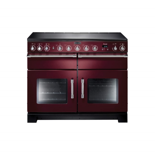 Rangemaster EXL110EICYC Excel 110cm Electric Range Cooker With Induction Hob Cranberry
