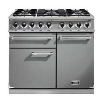 Falcon Deluxe 100cm Dual Fuel Range Cooker - Stainless Steel