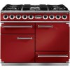 Falcon Deluxe 110cm Dual Fuel Range Cooker - Cherry Red