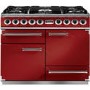 Falcon Deluxe 110cm Dual Fuel Range Cooker - Cherry Red