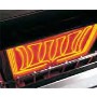 Falcon 87070 - 900 Deluxe 90cm Dual Fuel Range Cooker - Cherry Red And Nickel - Gloss Pan Stands