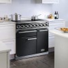 Falcon Deluxe 90cm Electric Induction Range Cooker - Black &amp; Brass