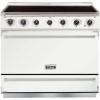 Falcon 90060 - 900S Dividable Single Oven 90cm Electric Range Cooker - White And Brushed Chrome