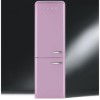 Smeg FAB32LFP Fifties Style Left Hand Hinge Freestanding Fridge Freezer - Pink