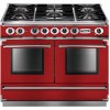 Falcon Continental 110cm Dual Fuel Range Cooker - Cherry Red
