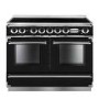 Falcon Continental 110cm Electric Range Cooker with Induction Hob - Black