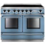 Falcon Continental 110cm Electric Induction Range Cooker - Blue And Nickel
