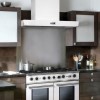 Falcon FHDCT1090SSC 91040 Contemporary 110cm Chimney Cooker Hood Stainless Steel And Chrome
