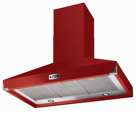 Falcon FHDSE900RDN 90740 900 SuperExtract Chimney Cooker Hood Cherry Red And Nickel