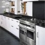 Falcon 83470 CKR 110cm Dual Fuel Range Cooker - Stainless Steel - Porthole Doors - Gloss Pan Stands