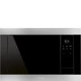 Smeg FMI320X Classic 21L Stainless Steel and Eclipse Glass Built-in Microwave with Grill