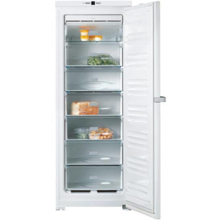 GRADE A3 - Heavy cosmetic damage - Miele FN12621S 1.64m Tall White Freestanding Freezer