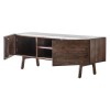 Gallery Barcelona White Marble Top Media TV Unit - TV&#39;s up to 50&quot;