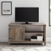 Grey Wooden Effect TV Unit with Storage - Foster - TV&#39;s up to 50&quot;