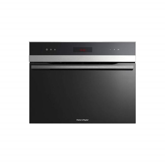 GRADE A1 - Fisher & Paykel OS60NDTX1 80781 Touch Control Compact Height Built-in Steam Oven Black