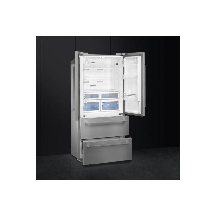 Smeg FQ55FX1 4Door American Fridge Freezer Stainless Steel Appliances Direct