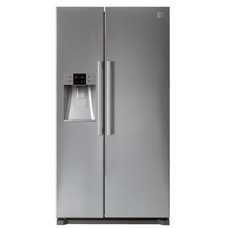 Daewoo FRAQ19DCS Side-by-side American Fridge Freezer With Ice And Water Dispenser Silver