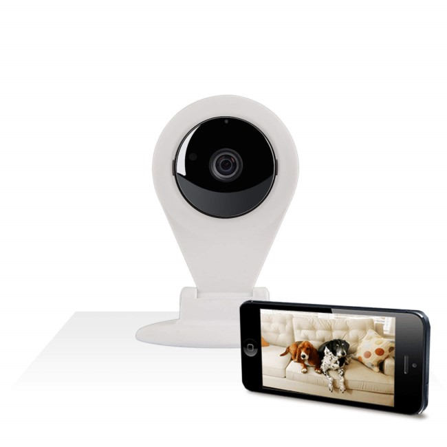 Wireless Wi-Fi Pet & Security Camera with Two-Way Talk Functionality