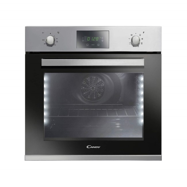 Candy FVPE729/6XDISP Multifunction Electric Built-in Single Oven With U-see LED Lighting Stainless Steel