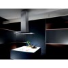 Elica GXY-ISL-SS-BLK Galaxy Stainless Steel and Black Glass 90cm Island Cooker Hood