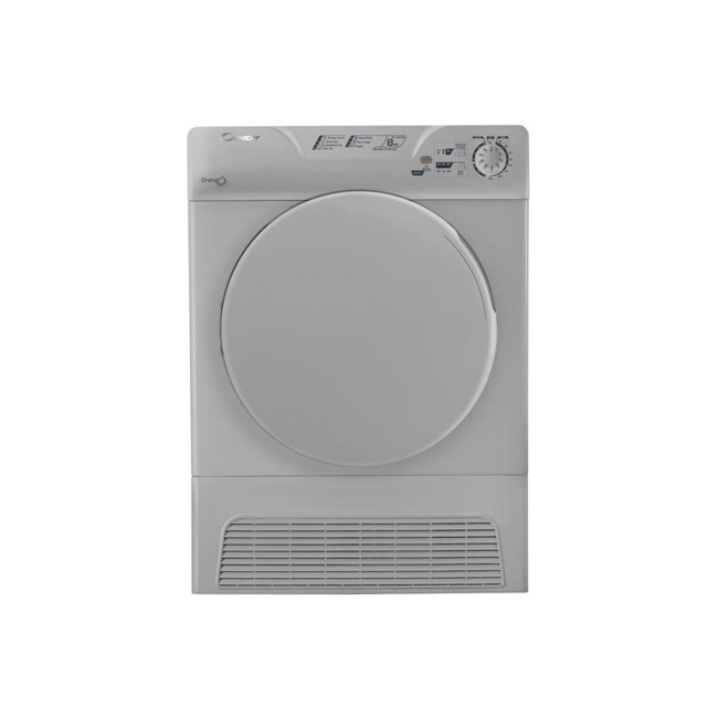 Candy GCC580NBS-80 8kg Condenser Freestanding Tumble Dryer Silver