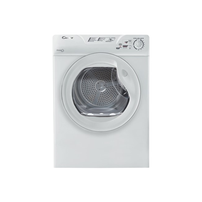 Candy GCV581NC 8kg Vented Freestanding Tumble Dryer White