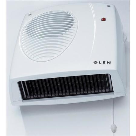 GRADE A1 - Glen GDF20 2kw Downflow Fan Heater With Thermostat