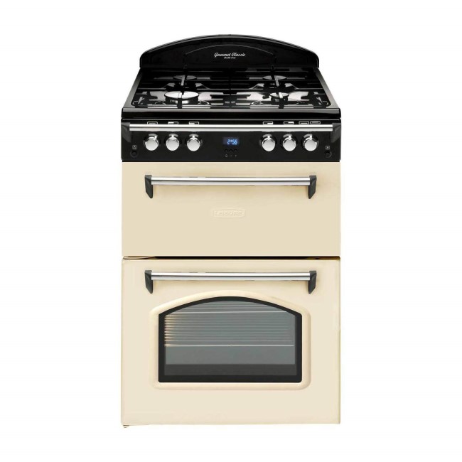 GRADE A1 - As new but box opened - Leisure GRB6GVC Heritage Double Oven 60cm Gas Cooker - Cream